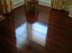 2. Jarrah Stain on Baltic Pine Caulfield