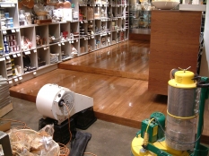 4. Drying Non toxic floor finish in a gourmet food shop Toorak